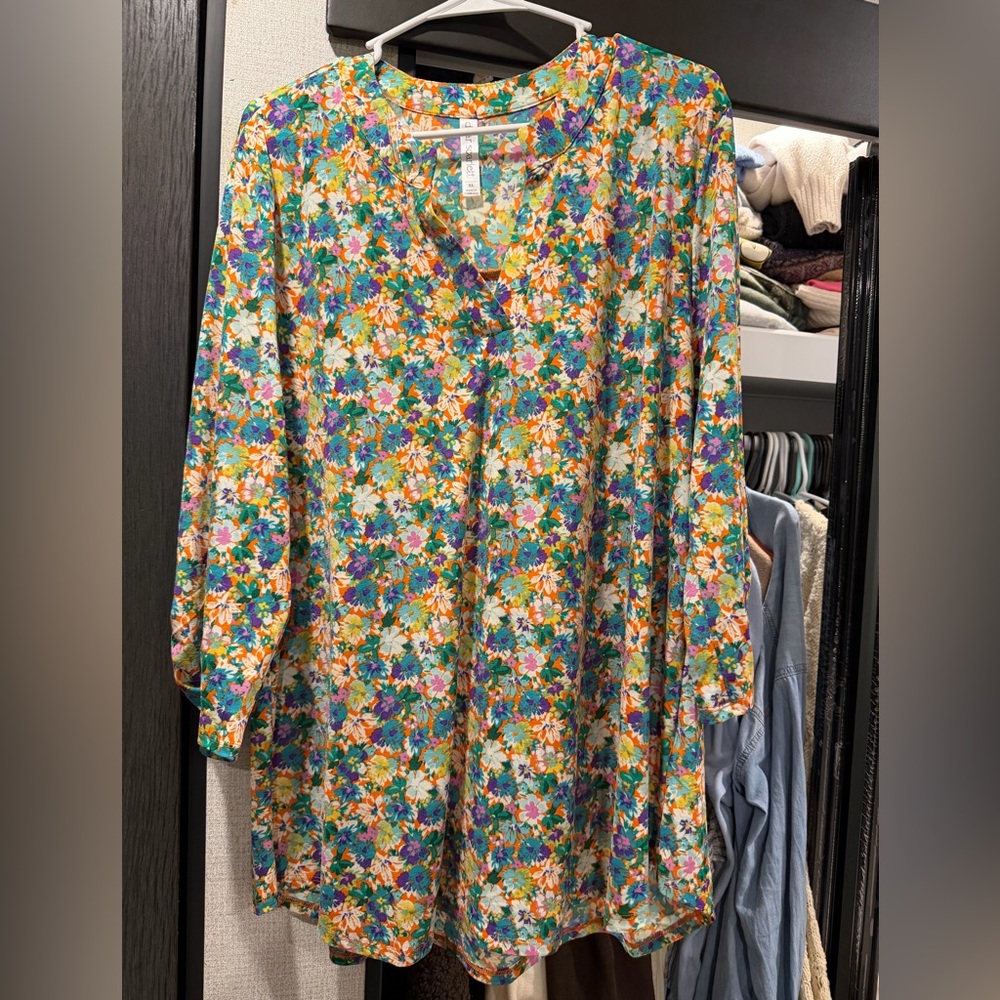 Dear Scarlett Flowered Top #dearscarlett
